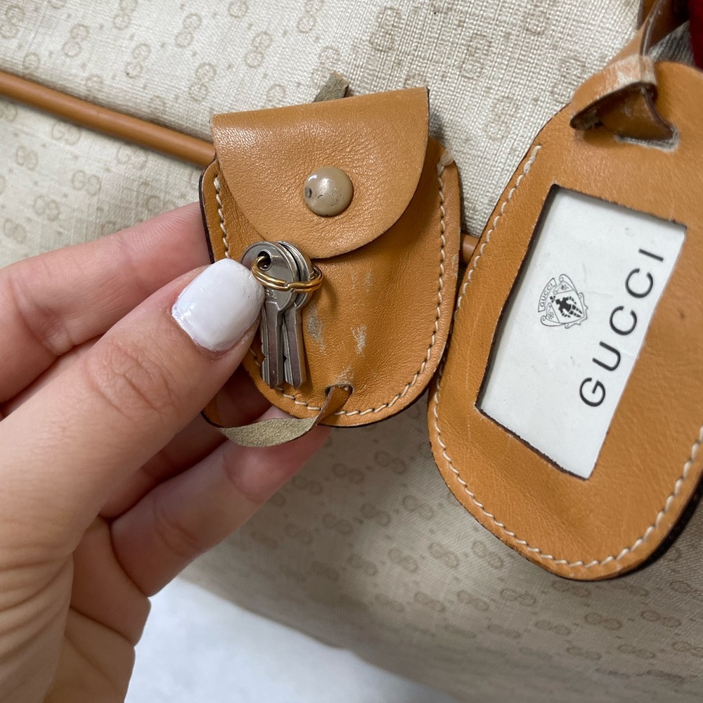 Vintage Gucci Weekender Bag | Authentic GG Bag - Picture 9 of 13